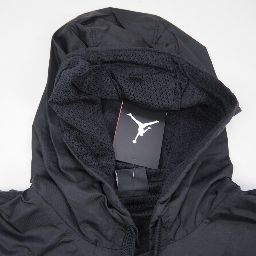 Nike Air Jordan Retro 1 Woven Jacket Black Red Men Basketball - Picture 3 of 11